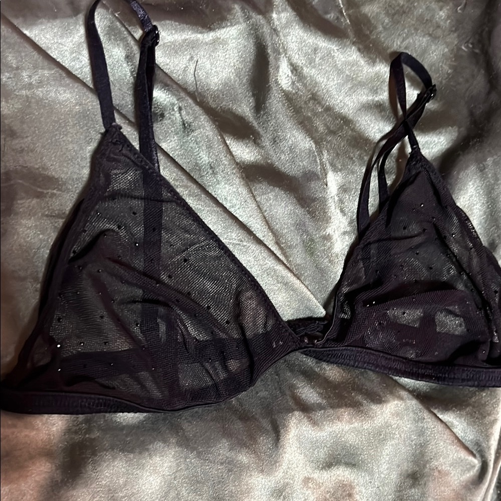 Black Sheer Bralette